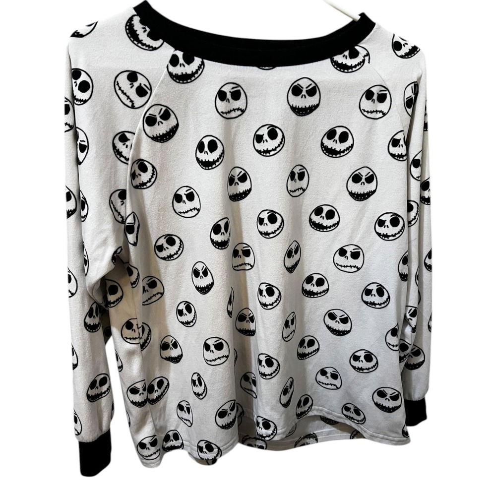 Disney The Nightmare Before Christmas Jack Fleece Pajama Top  Women's Size Large